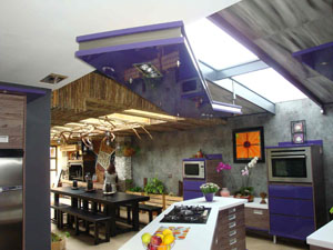 2 kitchen - combining modern wth rustic - 1